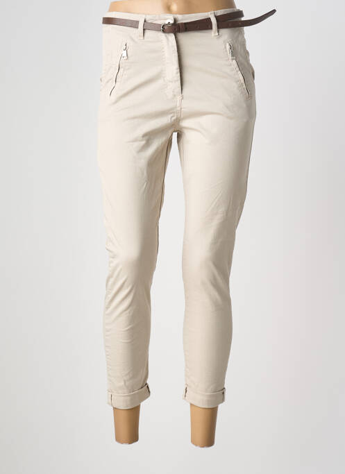Pantalon 7/8 bej LACOMY femeie