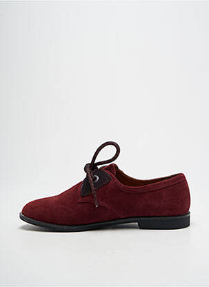 Derby-uri nubuc toc plat până la 3 cm violet ARMISTICE femeie
