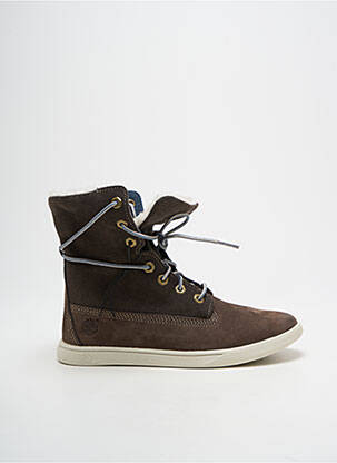 Adidași nubuc vârf rotund maro TIMBERLAND copil