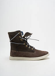 Adidași nubuc vârf rotund maro TIMBERLAND copil