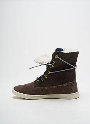 Adidași nubuc vârf rotund maro TIMBERLAND copil