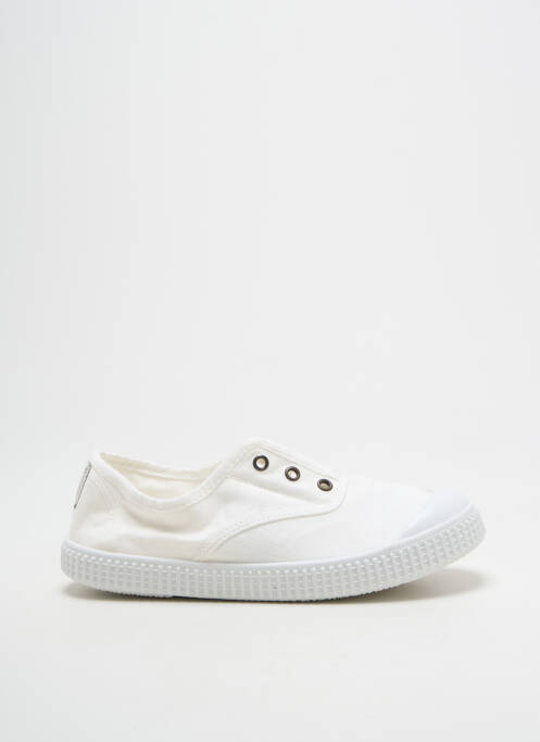 Slip-on-uri vârf rotund vârf rotund alb VICTORIA enfant