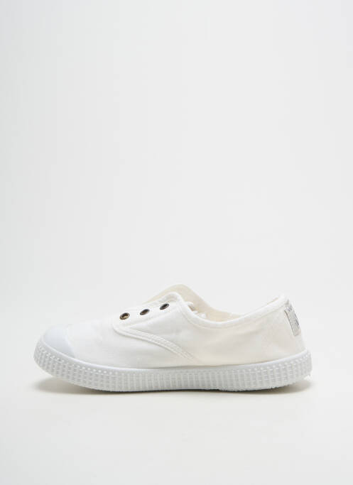 Slip-on-uri vârf rotund vârf rotund alb VICTORIA enfant