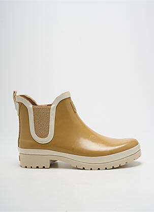 Botine/ghete material neted toc plat până la 3 cm bej ARMISTICE femeie