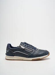 Adidași material neted vârf rotund albastru MUSTANG homme