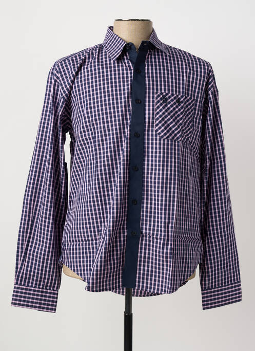 Cămașă cu mâneci lungi roz QUINZE & TREIZE bărbat