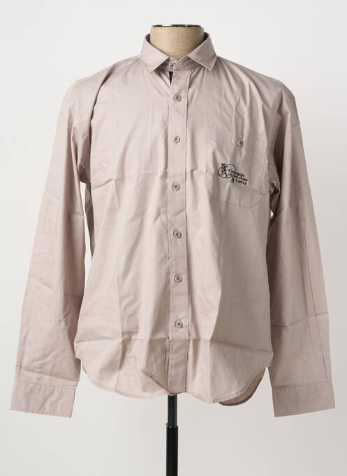 Cămașă cu mâneci lungi maro COMPAGNIE DU SUD OUEST BY 15 & 13 bărbat