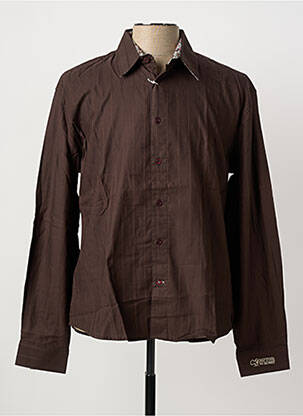 Cămașă cu mâneci lungi maro COMPTOIR DU RUGBY bărbat