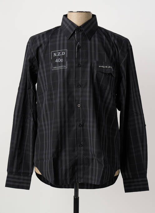 Cămașă cu mâneci lungi negru HAKA DANCE bărbat