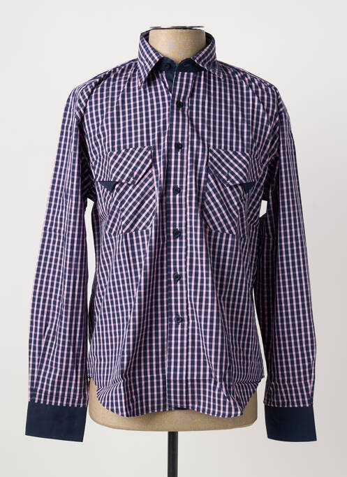 Cămașă cu mâneci lungi roz COMPTOIR DU RUGBY bărbat