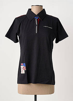 Polo negru HAKA DANCE femeie