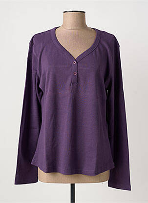 Tricou mâneci lungi mâneci lungi violet CLOUD'S femeie