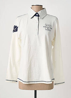 Polo mâneci lungi mâneci lungi bej COMPTOIR DU RUGBY femeie