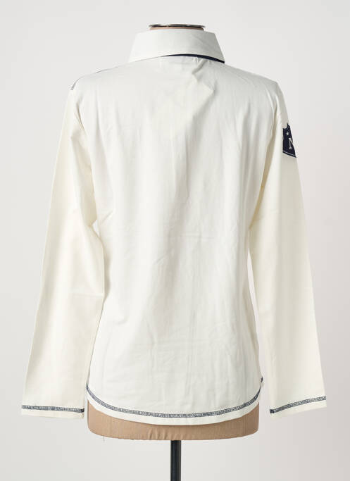 Polo mâneci lungi mâneci lungi bej COMPTOIR DU RUGBY femme