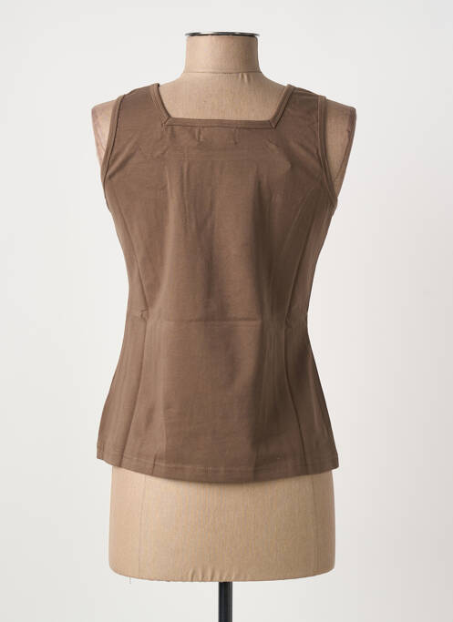 Maiou elasticitate fără mâneci maro CLOUD'S femme