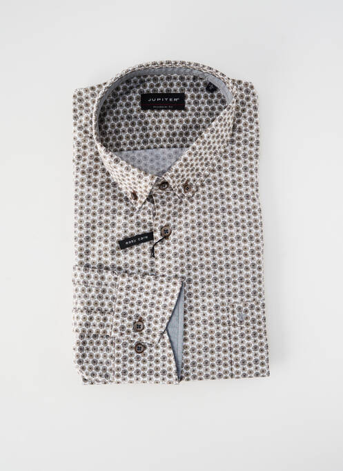 Cămașă cu mâneci lungi bej JUPITER bărbat