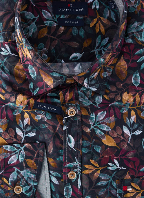 Cămașă cu mâneci lungi negru JUPITER bărbat