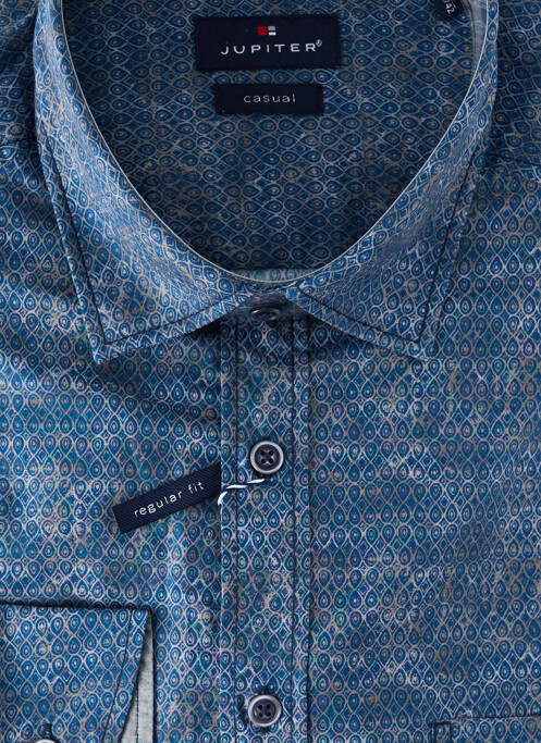 Cămașă cu mâneci lungi albastru JUPITER bărbat
