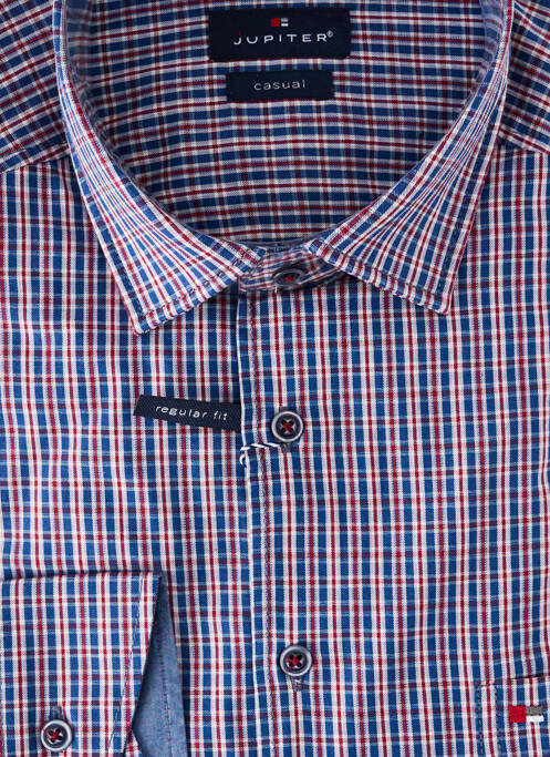 Cămașă cu mâneci lungi albastru JUPITER bărbat