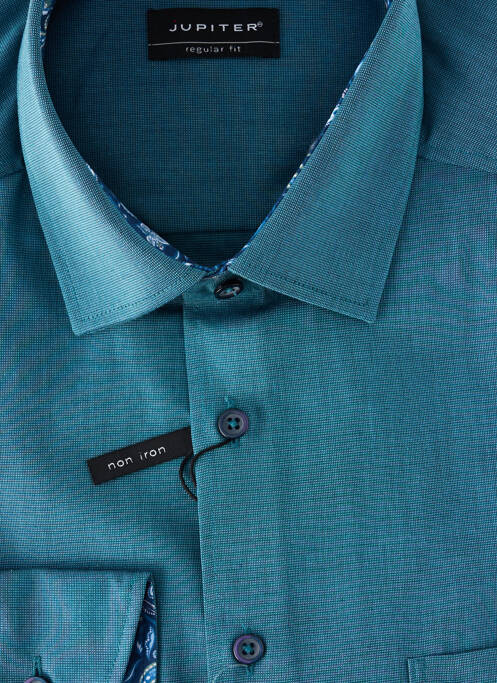 Cămașă cu mâneci lungi verde JUPITER bărbat