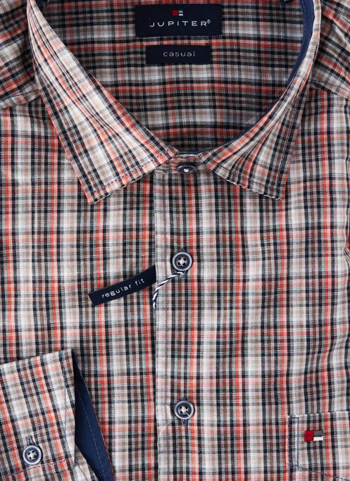 Cămașă cu mâneci lungi portocaliu JUPITER bărbat