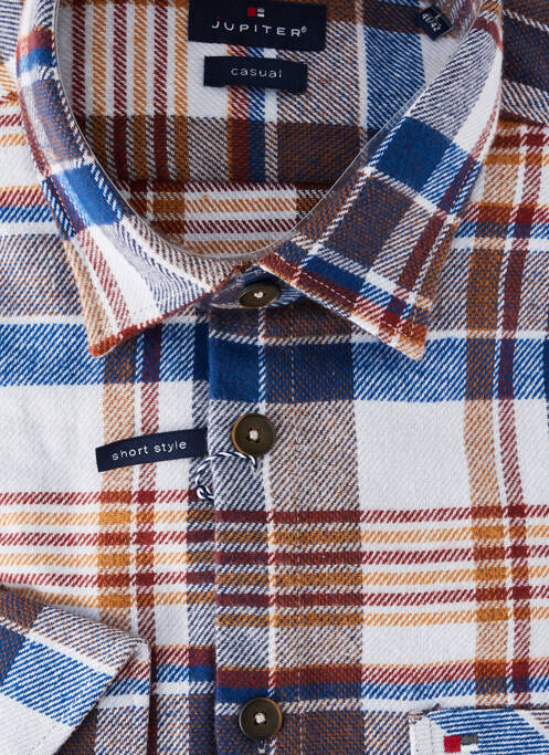 Cămașă cu mâneci lungi maro JUPITER bărbat