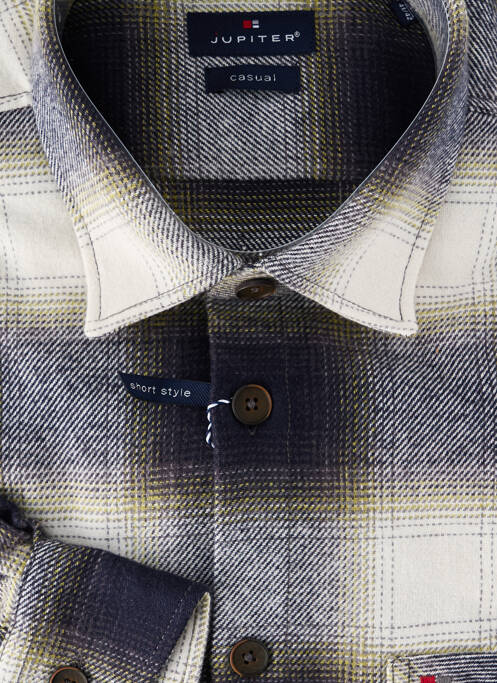 Cămașă cu mâneci lungi gri JUPITER bărbat