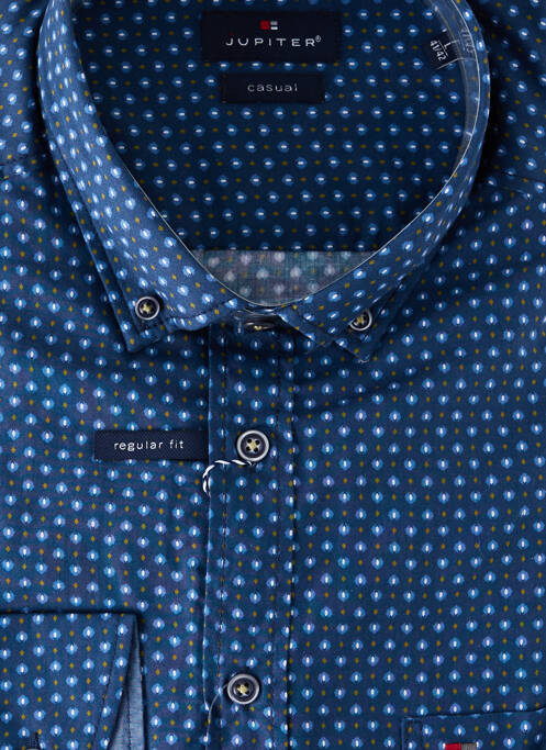 Cămașă cu mâneci lungi albastru JUPITER bărbat