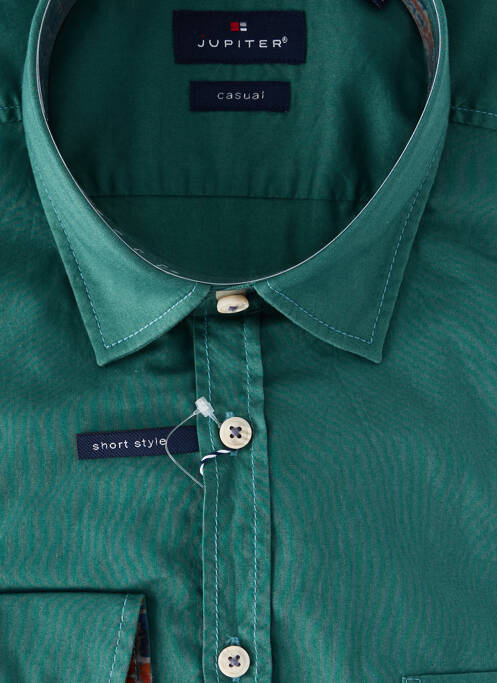 Cămașă cu mâneci lungi verde JUPITER bărbat