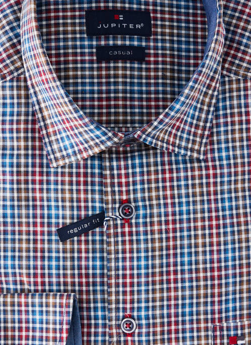 Cămașă cu mâneci lungi albastru JUPITER bărbat