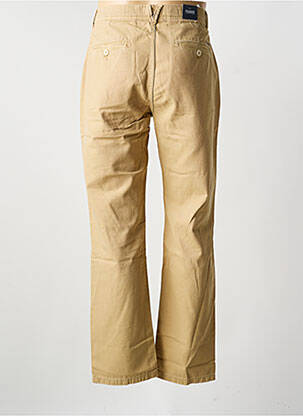 Pantalon chino țesătură poplin mărime normală bej PIONEER bărbat