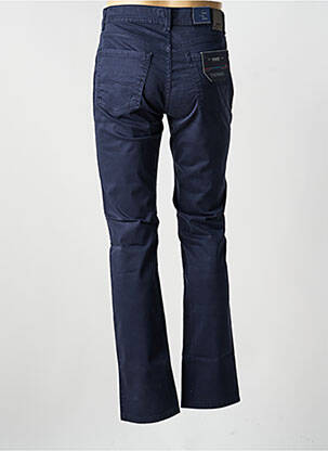 Pantalon slim țesătură poplin mărime normală albastru PIONEER bărbat