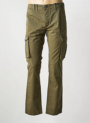 Pantalon cargo subțire mărime normală verde PIONEER bărbat