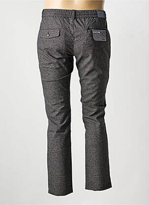 Pantalon chino țesătură melanj mărime normală gri PIONEER bărbat