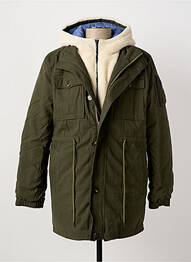 Parka mâneci lungi cu glugă verde PIONEER bărbat