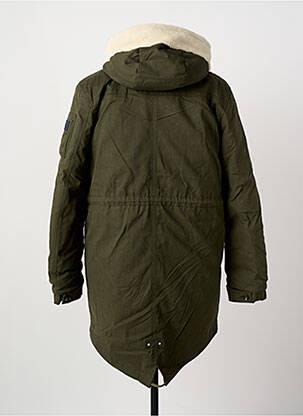 Parka mâneci lungi cu glugă verde PIONEER bărbat