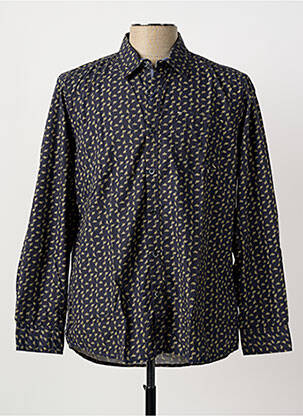 Cămașă cu mâneci lungi negru PIONEER bărbat