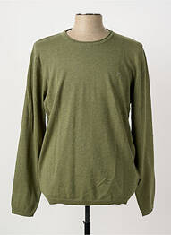 Pulover guler rotund mâneci lungi verde PIONEER homme