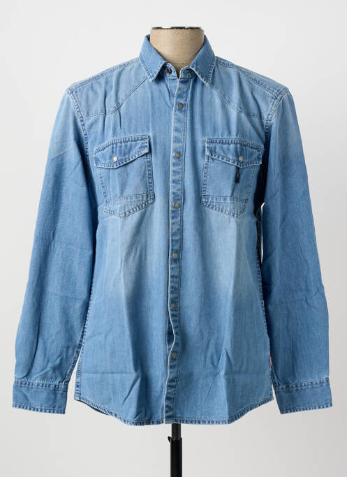 Cămașă cu mâneci lungi albastru PIONEER bărbat