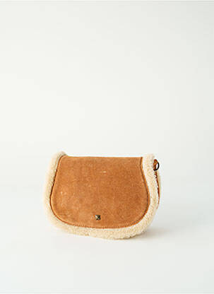 Geantă maro PIECES femeie