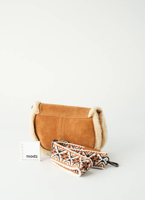 Geantă maro PIECES femeie