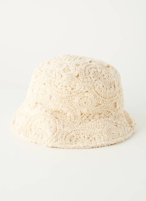 Pălărie bej PIECES femeie