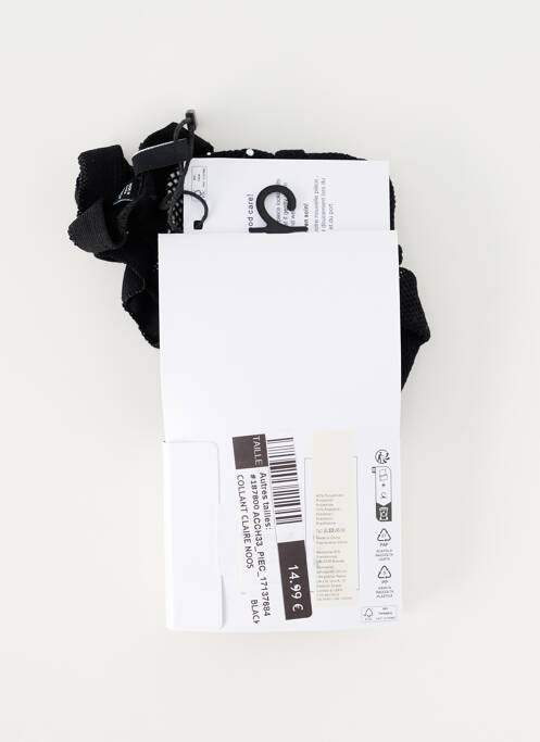 Colanți negru PIECES femeie