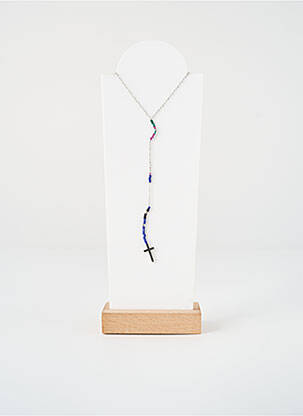 Colier albastru ZAG femeie