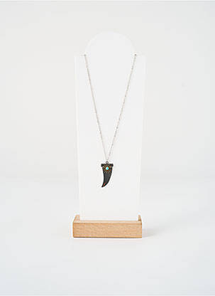 Colier ornament oxid de zirconiu argintiu ZAG femeie
