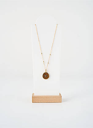 Colier ornament oxid de zirconiu auriu ZAG femeie
