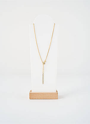 Colier materiale metalice auriu LOVELY DAY femeie