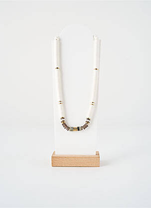 Colier alb ZAG femeie