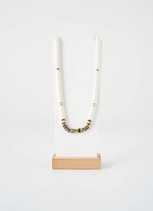 Colier alb ZAG femeie