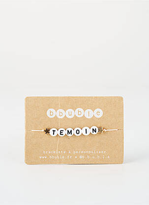 Brățară alb BBUBLE femeie